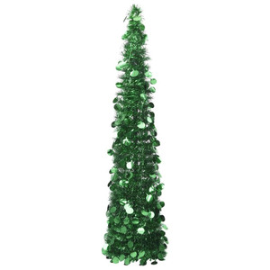  Pop-up Artificial Christmas Tree Green 5 ft PET A949-320989