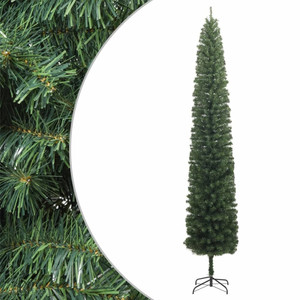  Slim Christmas Tree with Stand 118.1" PVC A949-357685