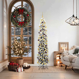  Artificial Christmas Tree with 300 LEDs Green 70.87 in A949-3395015