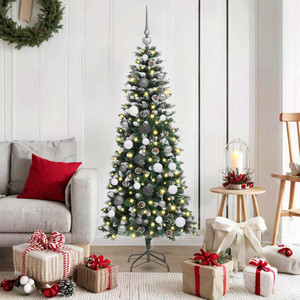  Artificial Christmas Tree Green 59.06 in A949-3395807