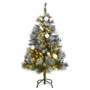  Artificial Hinged Christmas Tree 150 LEDs & Ball Set 47.2 A949-3210201