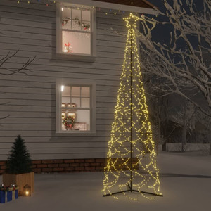  Christmas Cone Tree Warm White 500 LEDs 3x10 ft A949-343651