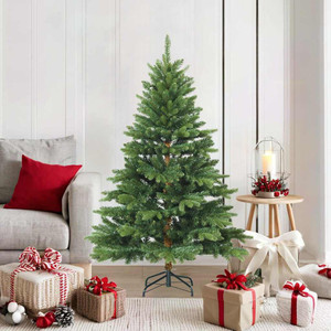  Artificial Hinged Christmas Tree with Stand Green 59.06 in A949-42019312