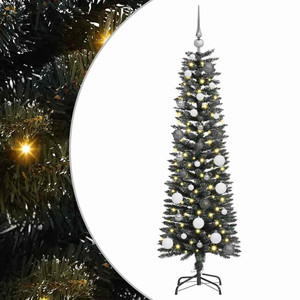 Artificial Christmas Tree with 150 LEDs Green 59.06 in A949-3395927