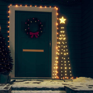 Christmas Cone Tree Warm White 84 LEDs 2x5 ft A949-328692