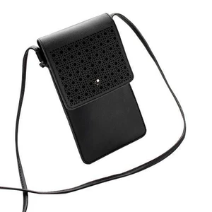 COLORS: BASIC BLACK - Multi Mini Transparent Phone And Credit Card Holder Cross Body Bag K290-13627032371235