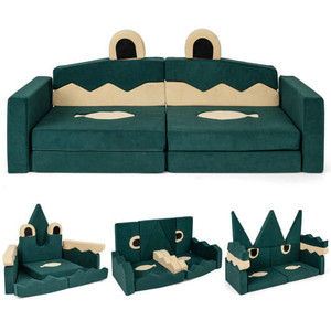 17 Pieces Modular Kids Play Couch for Inspiring Creativity B593-HY10508