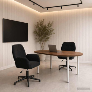 Swivel Desk Chairs 2 pcs Velvet 21.26 x 21.65 x 35.43 in Black A949-3428324