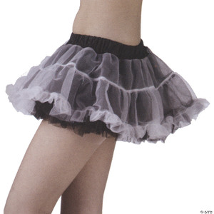Women s Reversible Tutu Skirt Black White N274-MR01FW90124BW