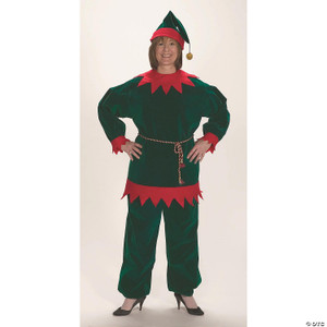 Adult Velvet Elf Suit L or XL N274-MR01AE1199LXL