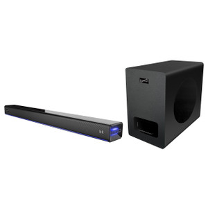 SuperSonic 2.1 Channel Bluetooth Soundbar with Ambient Lighting and Wireless Subwoofer D970-SC-1425WSW
