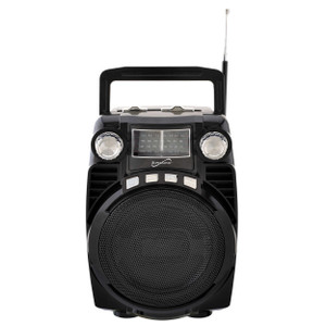 Supersonic Bluetooth Portable 4 Band Radio in Black D970-SC-1390BT-BK