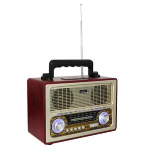 SuperSonic Vintage Retro Multifunction Bluetooth Speaker with Rechargeable Battery D970-SC-1198BT