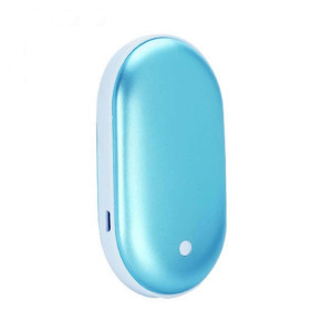 Color: 2 PACK / BLUE - Warm And Cozy Portable Hand Warmer And Power Bank K290-47617798045969