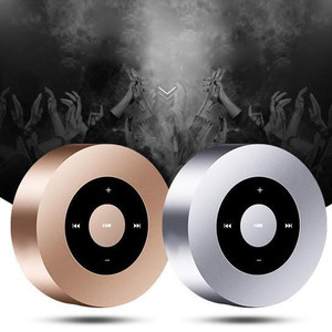 Color: Silver - Minimal Metallic Bluetooth Speaker and MP3 Player K290-33697766544