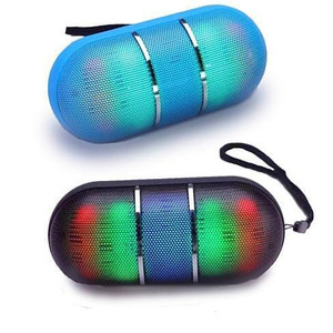 Color: White - Dance With Me Portable Bluetooth Speaker With DISCO LED Lights K290-2181588612