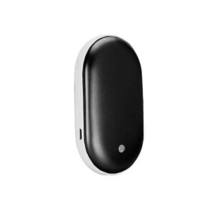 Color: 2 PACK / BLACK - Warm And Cozy Portable Hand Warmer And Power Bank K290-47617797947665