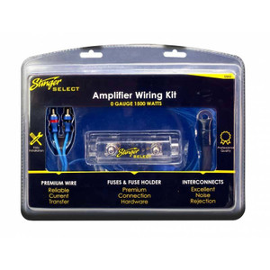 Stinger 0 Gauge Amplifier Wiring Kit CCA Cable - 1500 Watts M119-SSK0