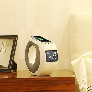 Ocean Wave Bluetooth Speaker , Clock and Wireless Phone Charger K290-19212125637