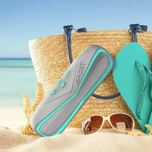 Color: Neon Blue - Slinky Waterproof Bluetooth Speaker Sports Edition K290-18332262149