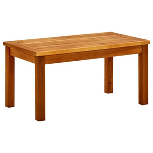 Patio Coffee Table 27.6"x15.7"x14.2" Solid Acacia Wood A949-316399