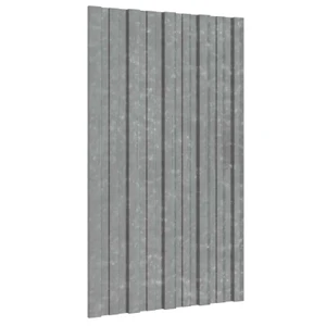Roof Panel 12 pcs Silver 31.50 x 17.72 in Galvanised steel A949-42047119