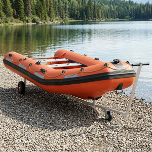 Adjustable Boat Trailer with Pneumatic Tires 440.92 lb Load A949-42043569