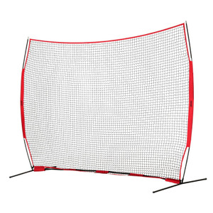 Barricade Backstop Net, 12x9 ft Ball Sports Barrier Netting, Portable Practice Equipment with Carry E415-DQW129YC0000YT8NIV0