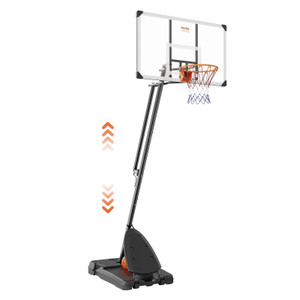 Basketball Hoop, 7.6-10 ft Adjustable Height Portable Backboard System, 54 inch Basketball Hoop & G E415-LQK54CSYQJDD6IWIMV0