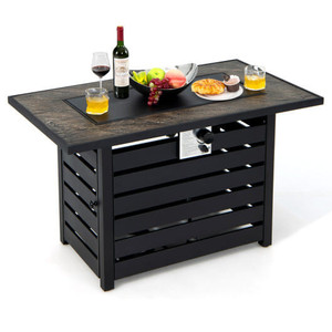 42 Inch 50000 BTU Propane Fire Pit Table with Ore Powder Surface B593-NP10461
