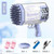 69 Holes Bubble Gun/ Bubble Machine/ Bubble Launcher with Colorful Lights - Violet A392-bbgu002