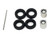 Rear Low Profile Wheelset Chrome 1/87 (HO) Plastic Model by Promotex F977-054865BK