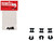 Fifth Wheel Sets (3 Sets) 1/87 (HO) Plastic Model by Promotex F977-005512BK