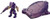 Mega Bloks Halo Drop Pod Metallic Purple Elite Toy Figure A919-5-065541973565