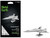Model Kit Lockheed Martin SR-71 Blackbird Aircraft (Moderate Difficulty) Steel Model by Metal Earth F977-1-MMS062