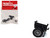 Single Axle Trailer Chassis 1/87 (HO) Plastic Model by Promotex F977-005301BK