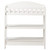 Modern White Wooden Baby Changing Table with Safety Rail Pad and Strap Q280-INTP0381
