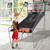 Foldable Double Electronic Basketball Game with 4 Balls Indoor-Gray - Color: Gray D681-SP35202