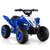 12V Kids Ride On ATV 4-Wheeler Quad with LED Lights and 7 mph Max Speed-Navy - Color: Navy D681-TQ10464US-NY