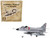 McDonnell Douglas A-4C Skyhawk Attack Aircraft "US Navy" 1/72 Diecast Model by Militaria Die Cast F977-27291-56