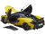 Mclaren 600LT Sicilian Yellow and Carbon 1/18 Model Car by Autoart F977-76082