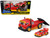 JDM Flatbed Truck #17 Red "RAUH-Welt BEGRIFF" and Porsche RWB 911 993 #17 Red "Muscle Transports" S F977-11543RD