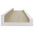 Wall Shelves 2 pcs White and Sonoma Oak 15.7"x3.5"x1.2 A949-326689