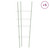 Garden Plant Supports with 4 Rings 5 pcs Green 35.4" Steel A949-319375