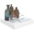 Floating Wall Shelves 2 pcs High Gloss White 9.1"x9.3"x1.5" MDF A949-323740