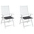 Garden Chair Cushions 2 pcs Anthracite 19.7"x19.7"x1.6" Oxford Fabric A949-47602