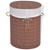 Bamboo Laundry Bin Oval Brown A949-245580