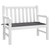 Garden Bench Cushion Anthracite 47.2"x19.7"x1.6" Oxford Fabric A949-43190