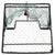 Bird Trap Green Cold drawn steel, Polyethylene 13.4x12.6 in A949-155268