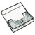 Bird Trap Green Cold drawn steel, Polyethylene 13.4x12.6 in A949-155268